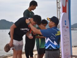 Danlanal Lampung Hadiri Pembukaan Kejuaraan Nasional Renang Perairan Terbuka 2025