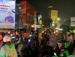 Polisi Apresiasi Aksi Doa Bersama Puluhan Driver Ojol Untuk Affan Kurniawan di Bandar Lampung Berlangsung Aman dan Damai