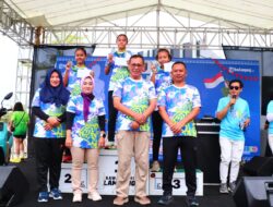 Babinsa Koramil 410-02/TBS Turun Langsung Pantau dan Pengamanan “RUN LAMPUNG10 K”