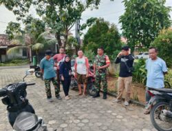 Babinsa Koramil 410-01/Panjang, Pelopori Gotong Royong di Perum Nusantara Permai
