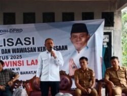 Hanifal, S.P Anggota DPRD Lampung Sosialisasi Pembinaan Ideologi Pancasila dan Wawasan Kebangsaan