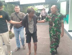 Redam Amukan Massa, Babinsa Pelda Supranoto Amankan Pelaku Pencurian dan Serahkan ke Polsek TKB