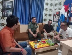 Pasi Intel Kodim 0412 Lampung Utara Kunjungi Balai Wartawan Effendi Yusuf