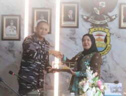 Perkuat Sinergi Maritim, Wali Kota Eva Dwiana Terima Audiensi Danlanal Lampung Letkol Laut (P) Krido Satriyo Utomo