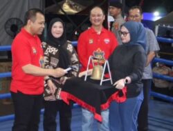 Dukung Pembinaan Atlet Muda, Wali Kota Eva Dwiana Hadiri Kejuaraan Tinju Amatir Polresta Bandar Lampung 2026