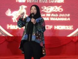 Meriah! Wali Kota Eva Dwiana Ikut Rayakan Malam Pergantian Tahun Baru Imlek di Gedung Graha Wangsa