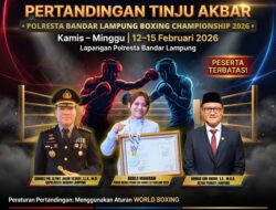Polresta Bandar Lampung dan Perbati Lampung Gelar Kejuaraan Tinju Championship 2026, Ajang Bergengsi bagi Petinju Muda