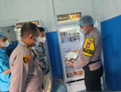 Kapolsek Muara Sungkai dan Anggota Monitoring SPPG ANDAN MUAKHI LAMPUNG