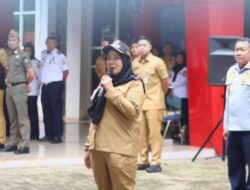 Pimpin Apel Siaga Dishub, Wali Kota Eva Dwiana Tekankan Kedisiplinan dan Kesiapsiagaan Satgas Lapangan