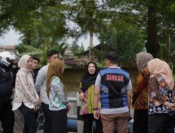 Walikota Bandar Lampung Eva Dwiana Tinjau Saluran Irigasi di Tanjung Senang, Antisipasi Banjir Saat Musim Hujan