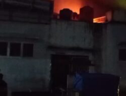 Gerak Cepat, Babinsa dan Tim Gabungan Padamkan Kebakaran Mesin Pompa di PPI Lempasing
