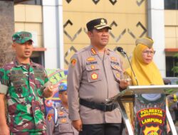 Pimpin Apel Sabuk Kamtibmas, Kapolresta Bandar Lampung Dorong Warga Aktifkan Siskamling