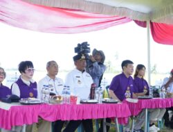Tingkatkan Ekonomi Desa, Plt Bupati Lampung Tengah dan Rotary Club Mulai Pembangunan Irigasi di Seputih Raman
