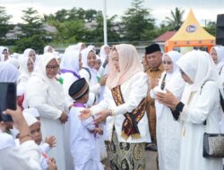 Tanamkan Nilai Religius Sejak Dini, Plt Bunda PAUD Lampung Tengah Buka Simulasi Manasik Haji di Punggur