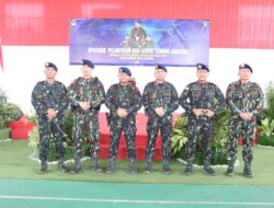 Dansat Brimob Pimpin Upacara Pelantikan Komandan Batalyon A, Serah Terima Danden Genana dan Kabag Ops Sat Brimob