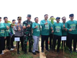 Kapolda Lampung Tanam Pohon Bareng Menteri PKP, REI Targetkan 1 Juta Pohon di Lampung