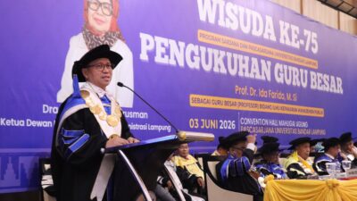 UBL Kembali Wisuda Ke 75 Genap 758 Lulusan dan Pengukuhan Guru Besar Bidang Manajemen Publik