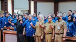 Wagub Jihan Nurlela Ucapkan Selamat Datang kepada Peserta Pelatihan Kepemimpinan Nasional Tingkat II Angkatan V Provinsi Sumatera Selatan yang Melaksanakan Kunjungan di Provinsi Lampung