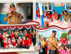 Peringati Hari Anak Nasional 2026, Plt Bupati dan Plt Bunda PAUD Lampung Tengah Sambangi TK Satu Atap Mataram Udi