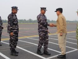 Lanal Lampung menerima Kunjungan Kerja Pangkoarmada RI