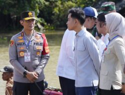 Kapolda Lampung Monitoring Pengamanan Kunjungan Kerja Wakil Presiden RI di Lampung Timur