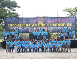 Usung Tema “Satu Visi, Mengabdi untuk Negeri”, Brigif 4 Marinir/BS Silaturahmi Bersama Insan Media