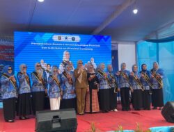 PENGUKUHAN BUNDA LITERASI KEUANGAN TINGKAT PROVINSI, KABUPATEN DAN KOTA DI PROVINSI LAMPUNG, PERKUAT GERAKAN EDUKASI KEUANGAN BAGI MASYARAKAT