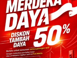 Rayakan Kemerdekaan, 2,89 Juta Pelanggan Lampung Bisa Nikmati Diskon 50 Persen Tambah Daya PLN