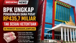 BPK Ungkap Penggunaan Dana Pusat Rp435,7 Miliar Tak Sesuai Ketentuan di Pemkot Bandarlampung