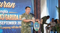 79 Tahun Mengabdi, Korem 043/Gatam Teguhkan Komitmen Pengabdian untuk Lampung