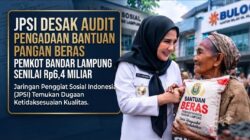 Jaringan Penggiat Sosial Indonesia Desak Audit Pengadaan Bantuan Pangan Beras Pemkot Bandar Lampung Senilai Rp6,4 Miliar