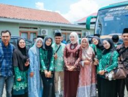 Wagub Jihan Lepas 46 Mahasiswa Beasiswa PW Pergunu Lampung ke Universitas KH Abdul Chalim