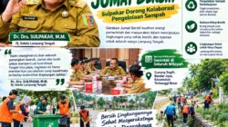 Pemkab Lampung Tengah Mantapkan Aksi “Jumat Bersih”, Sulpakar Dorong Kolaborasi Pengelolaan Sampah
