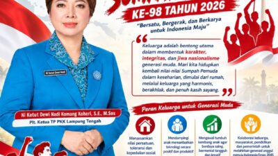 Sambut Hari Sumpah Pemuda 2026, Plt. Ketua TP PKK Lampung Tengah Tekankan Pentingnya Peran Keluarga